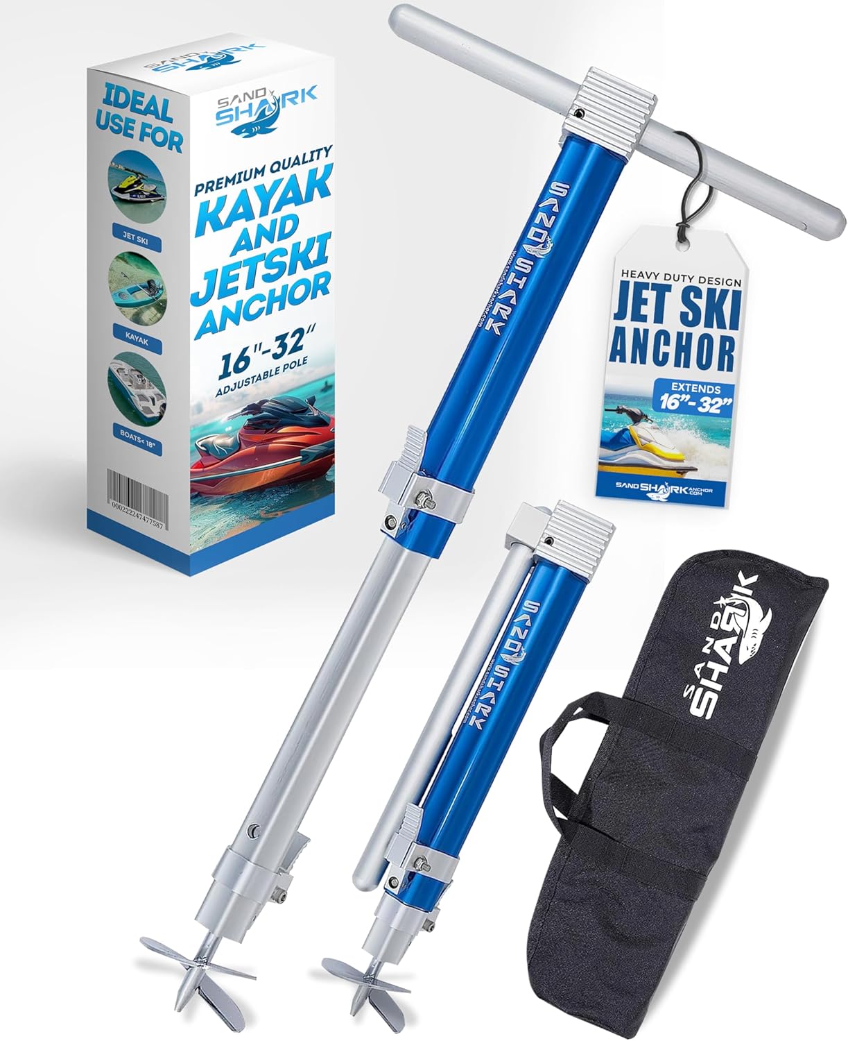 PWC Anchor by Sandshark – The Ultimate Anchor for Jet Skis & Personal Watercraft