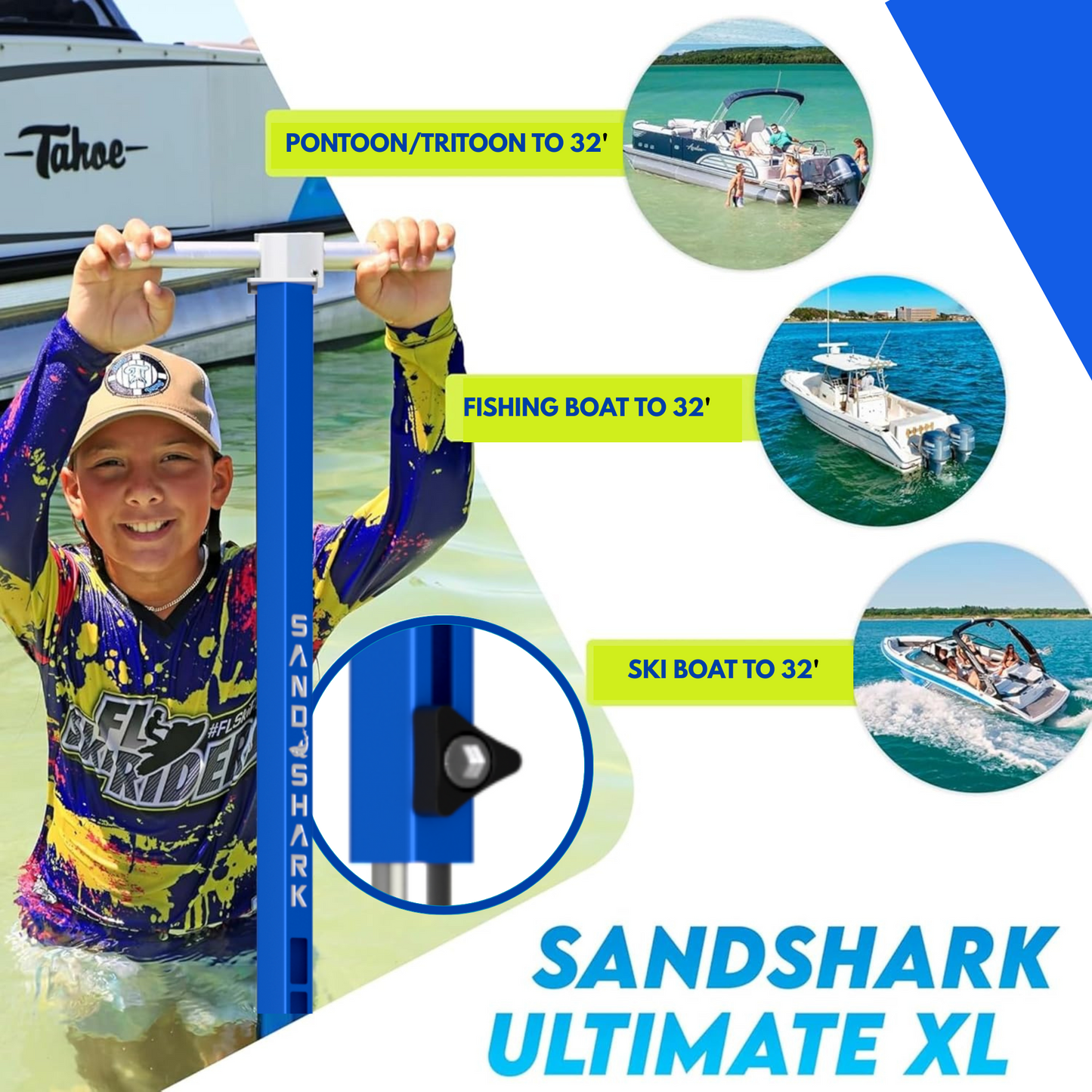 NEW for 2025 Ultimate XL 3.0 – Heavy-Duty Anchor for Boats, Pontoons, Tritoons
