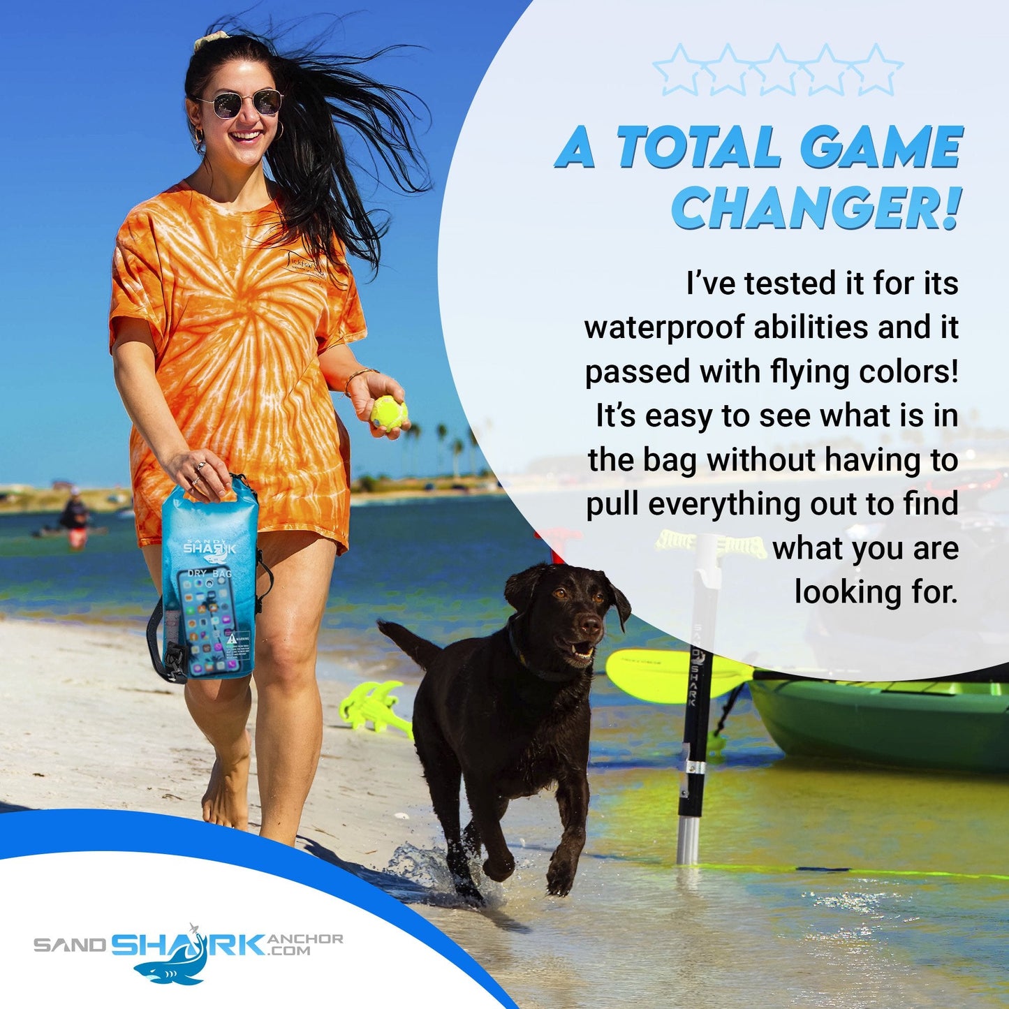 SandShark Anchor 3L Waterproof Dry Bag – Compact & Durable