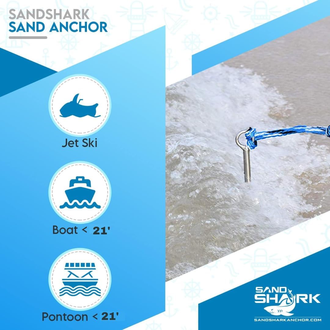 Lite 18 Anchor – Reliable, Portable Anchor for Jet Ski, Kayak, Small Boats