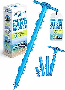 Sport Anchor - Shallow Water Anchor Pole for Boats and PWC. Easy Storage, High-Strength ABS (4' tall)