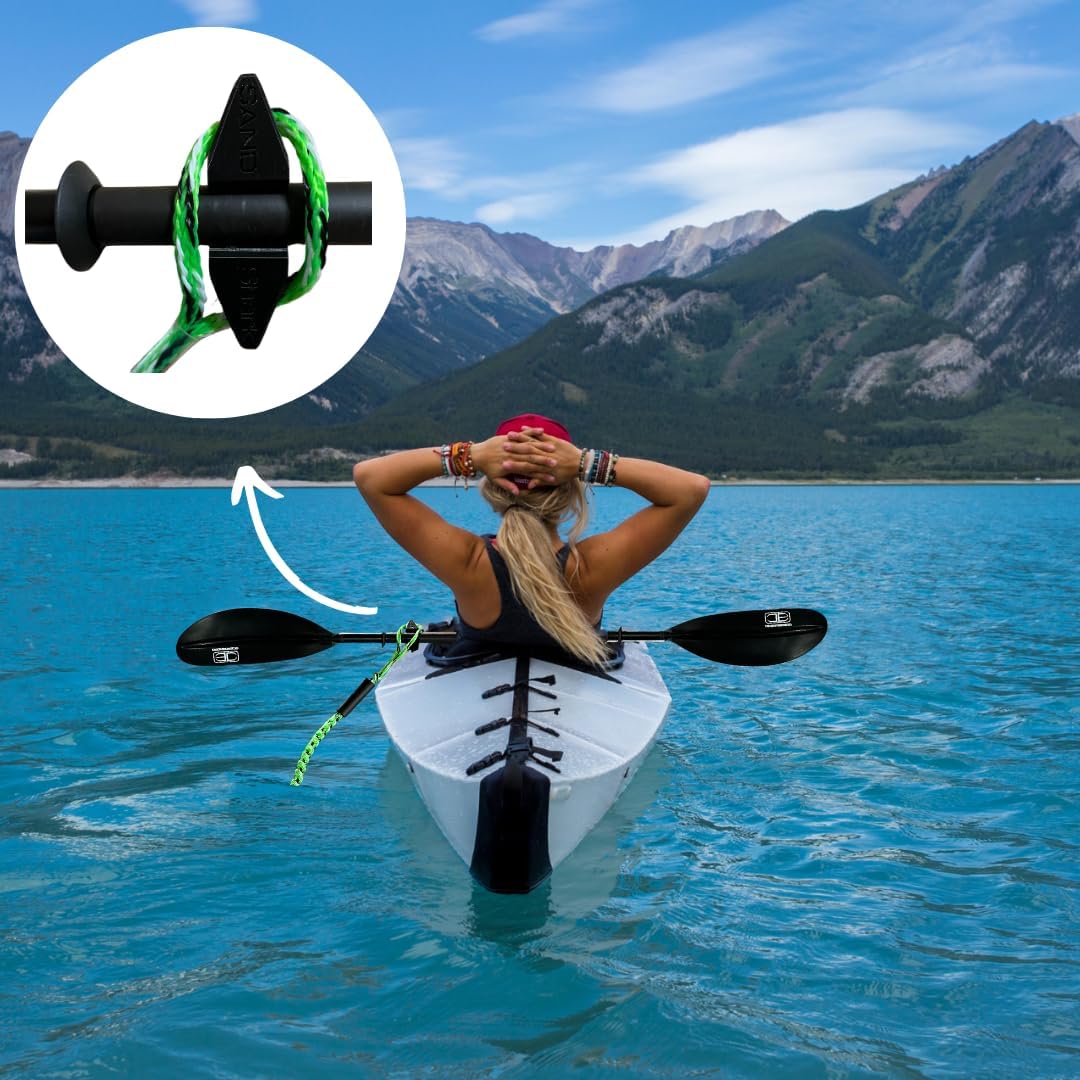 2-Pack Kayak Cleat and Paddle Holder Combo - Track Mount Kayaking Accessory