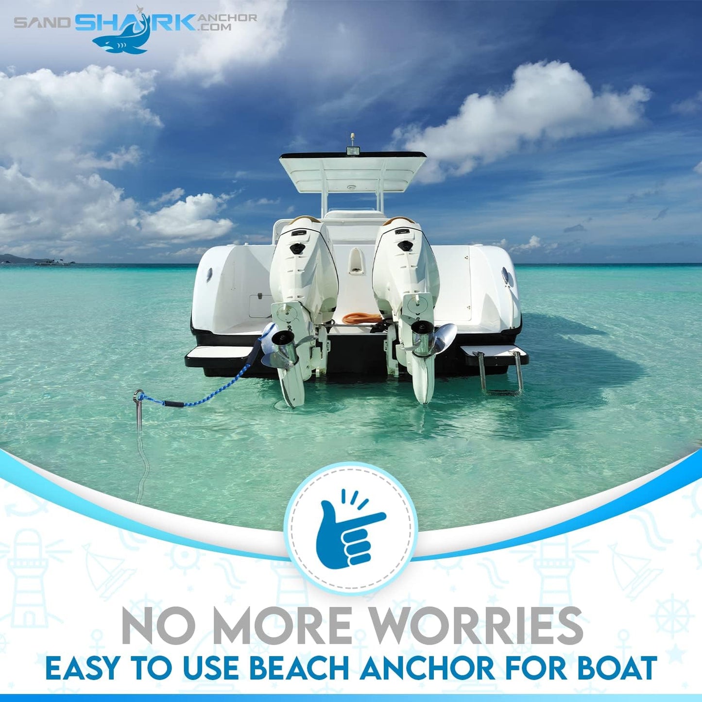 Lite 36 Anchor – Reliable, Portable Anchor for Boats and Pontoons - Inflatable Anchor