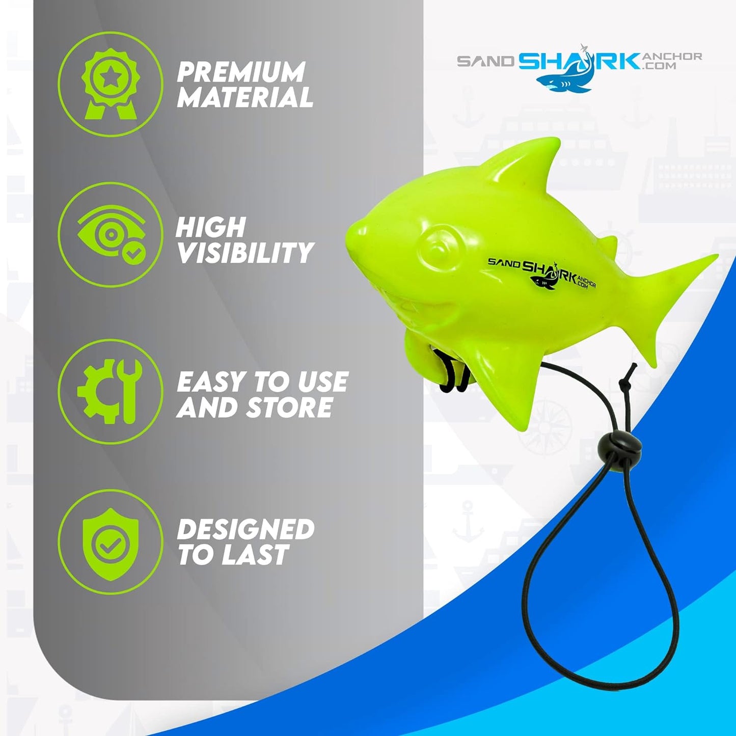 SandShark Marker Buoy – Essential For Anchor Safety & Visibility