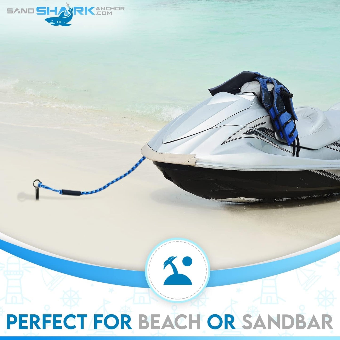 Lite 18 Anchor – Reliable, Portable Anchor for Jet Ski, Kayak, Small Boats