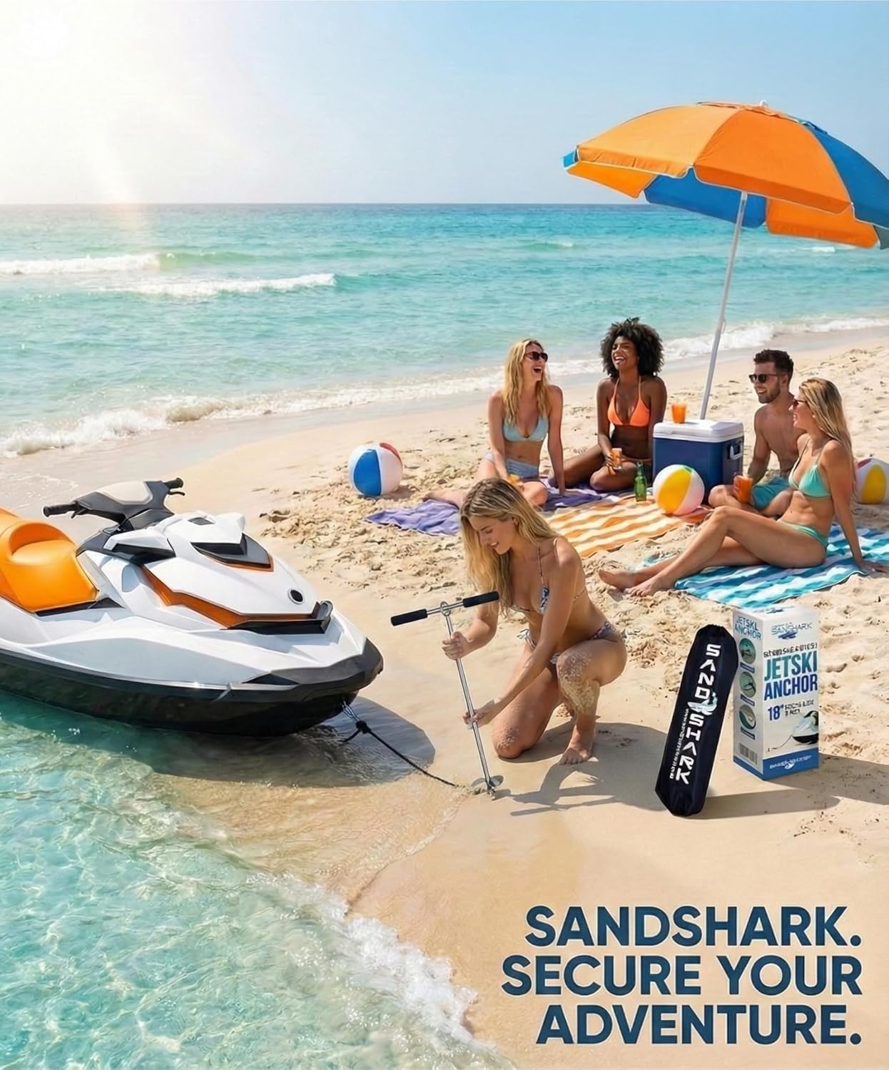 Lite 18 Anchor – Reliable, Portable Anchor for Jet Ski, Kayak, Small Boats