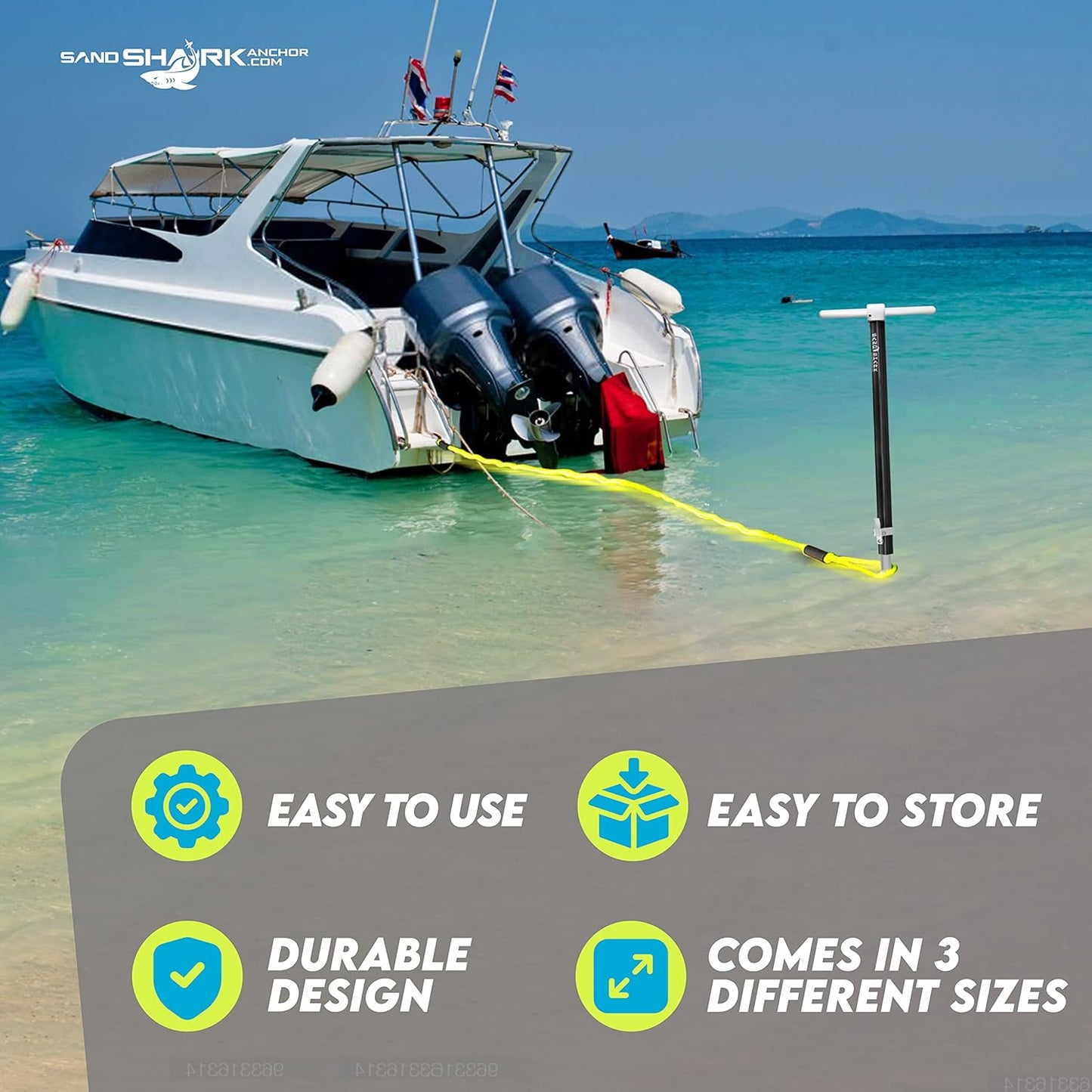 Ultimate Large - Premium Screw in Boat & Pontoon, Stainless Steel (29"-48", Case)