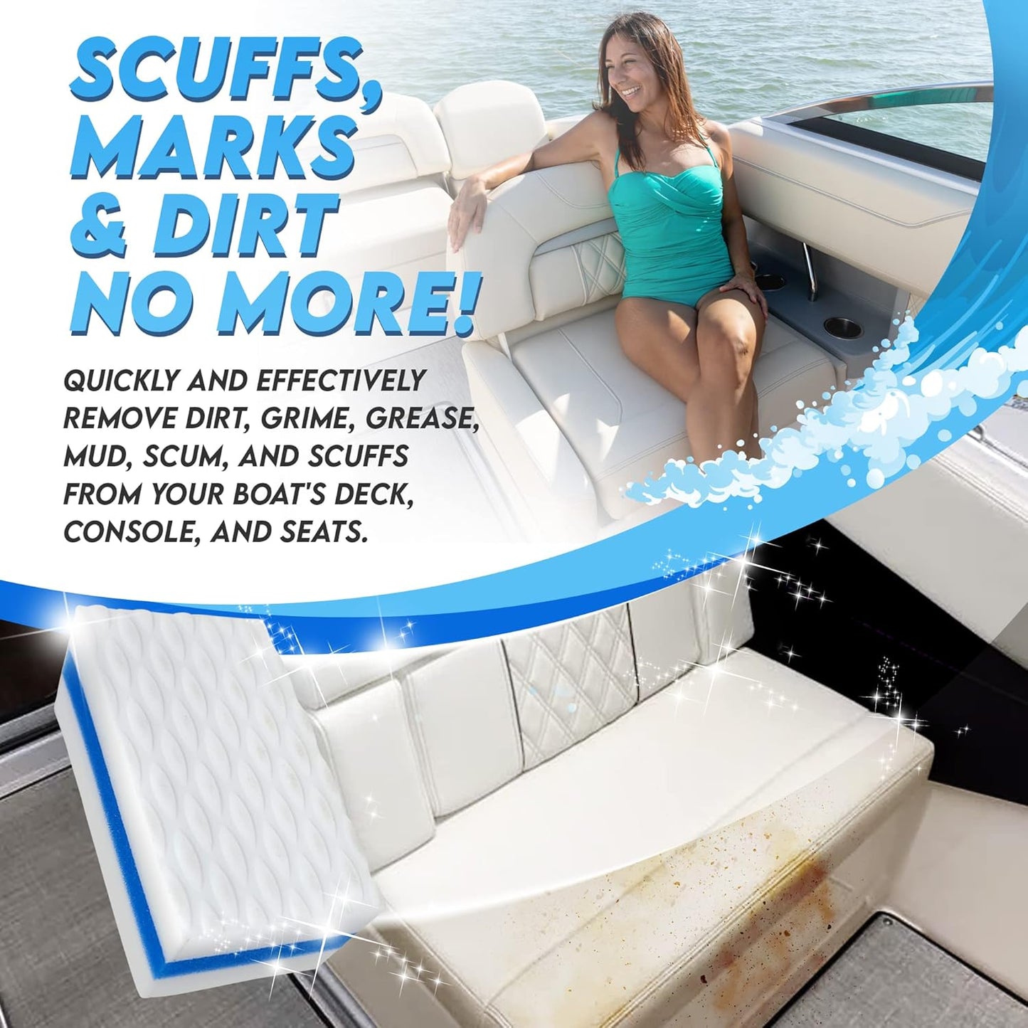 Boat Erasers – The Ultimate Cleaning Solution for Boats, Jet Skis, and Pontoons (3 PK)