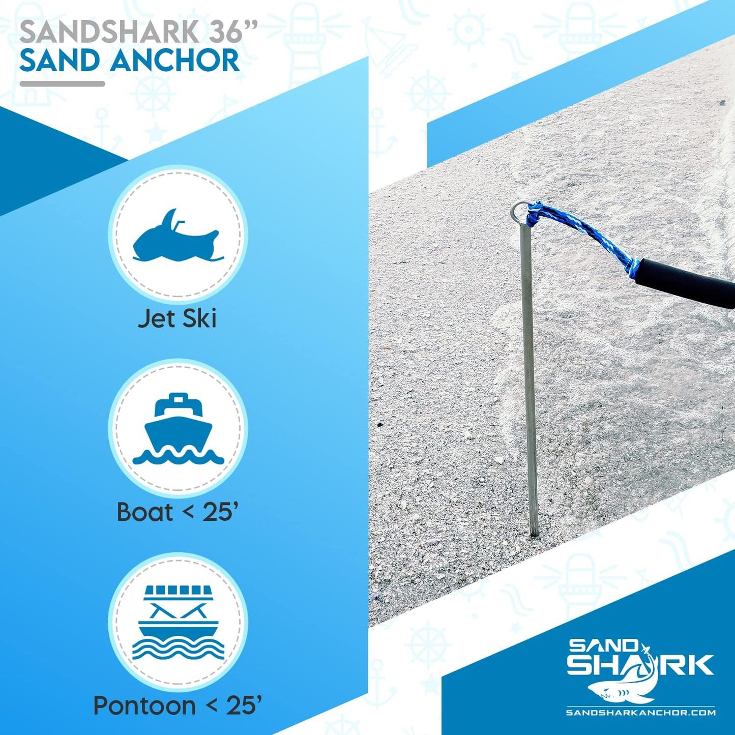 Lite 36 Anchor – Reliable, Portable Anchor for Boats and Pontoons - Inflatable Anchor