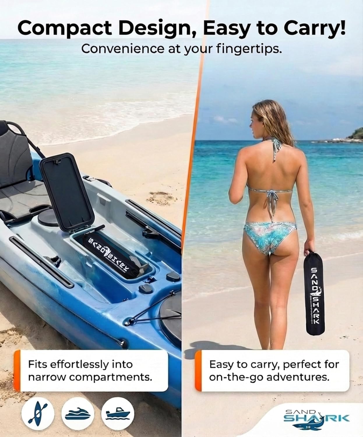 Lite 18 Anchor – Reliable, Portable Anchor for Jet Ski, Kayak, Small Boats