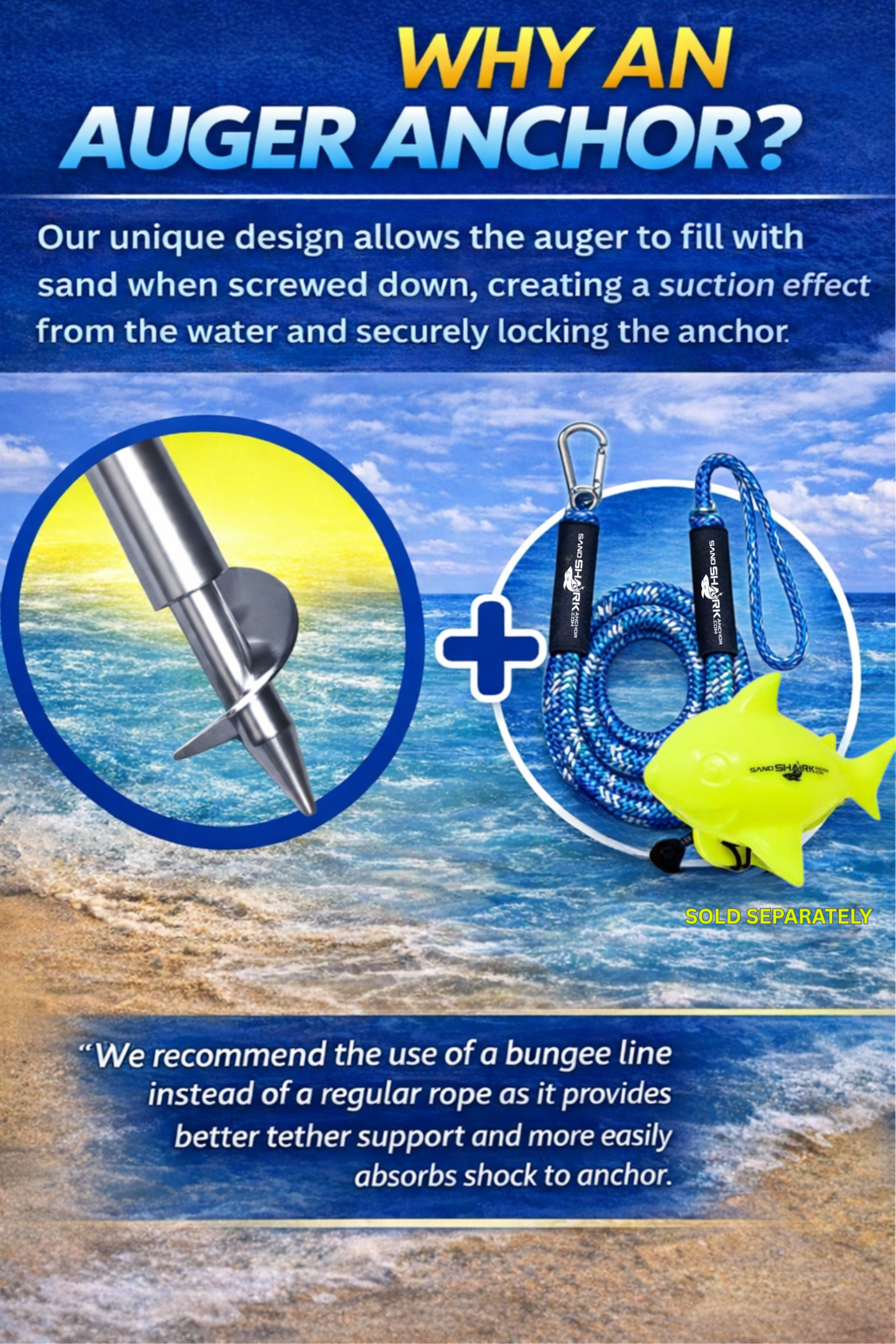 NEW for 2025 Ultimate XL 3.0  – Heavy-Duty Anchor for Boats, Pontoons, Tritoons